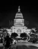 Vertical The Texas Statehouse from Congress Avenue Photography