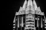 Horizontal The Top of the Frost Bank Building black and white Pictures