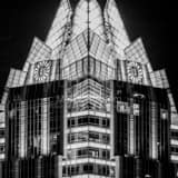 Square The Top of the Frost Bank Building black and white Pictures