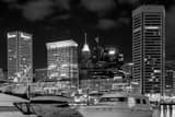 Horizontal The Baltimore Inner Harbor Skyline Photography
