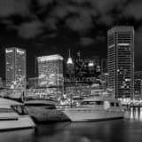 Square The Baltimore Inner Harbor Skyline Photography