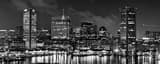 Panoramic The Baltimore Skyline Over Looking the Inner Harbor from Federal Hill Photography