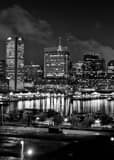 Vertical The Baltimore Skyline Over Looking the Inner Harbor from Federal Hill Photography