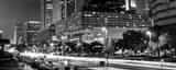 Panoramic Traffic in the Foreground of the Baltimore Skyline Along Pratt Street Photography