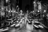 Horizontal Charles St. in Downtown Baltimore at the Washington Monument Split Photography