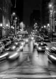 Vertical Charles St. in Downtown Baltimore at the Washington Monument Split Photography
