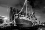 Horizontal The Chesapeake Lightship on the Inner Harbor Photography