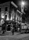 Vertical Fells Point at Night Photography