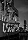 Vertical The USS Torsk behind the Chesapeake Photography
