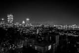 Horizontal The Back Bay Skyline from Beacon Hill black and white Photos