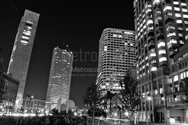 The Boston Financial District -- Boston Black and White Photos