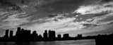Panoramic The Boston Skyline from East Boston Piers Park Framed Photos