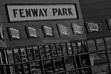 Horizontal Fenway Park black and white Photos