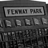 Square Fenway Park black and white Photos