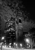 Vertical The First Baptist Church of Boston black and white Photography