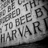 Square The Harvard Cornerstone Inscription Framed Photos