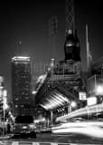 Vertical Lansdowne St. and Brookline Ave landscape black and white Photography