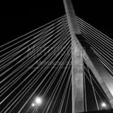 Square Leonard P. Zakim Bunker Hill Bridge Framed Photos