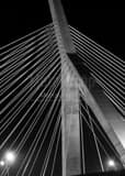 Vertical Leonard P. Zakim Bunker Hill Bridge Framed Photos