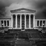 Square The Buffalo Art Museum landscape black and white Photos