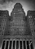 Vertical The Buffalo City Hall at Night Framed Pictures