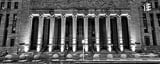 Panoramic Buffalo City Hall Columns cityscape black and white Pictures