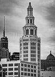 Vertical The Buffalo Electric Tower landscape black and white Photos