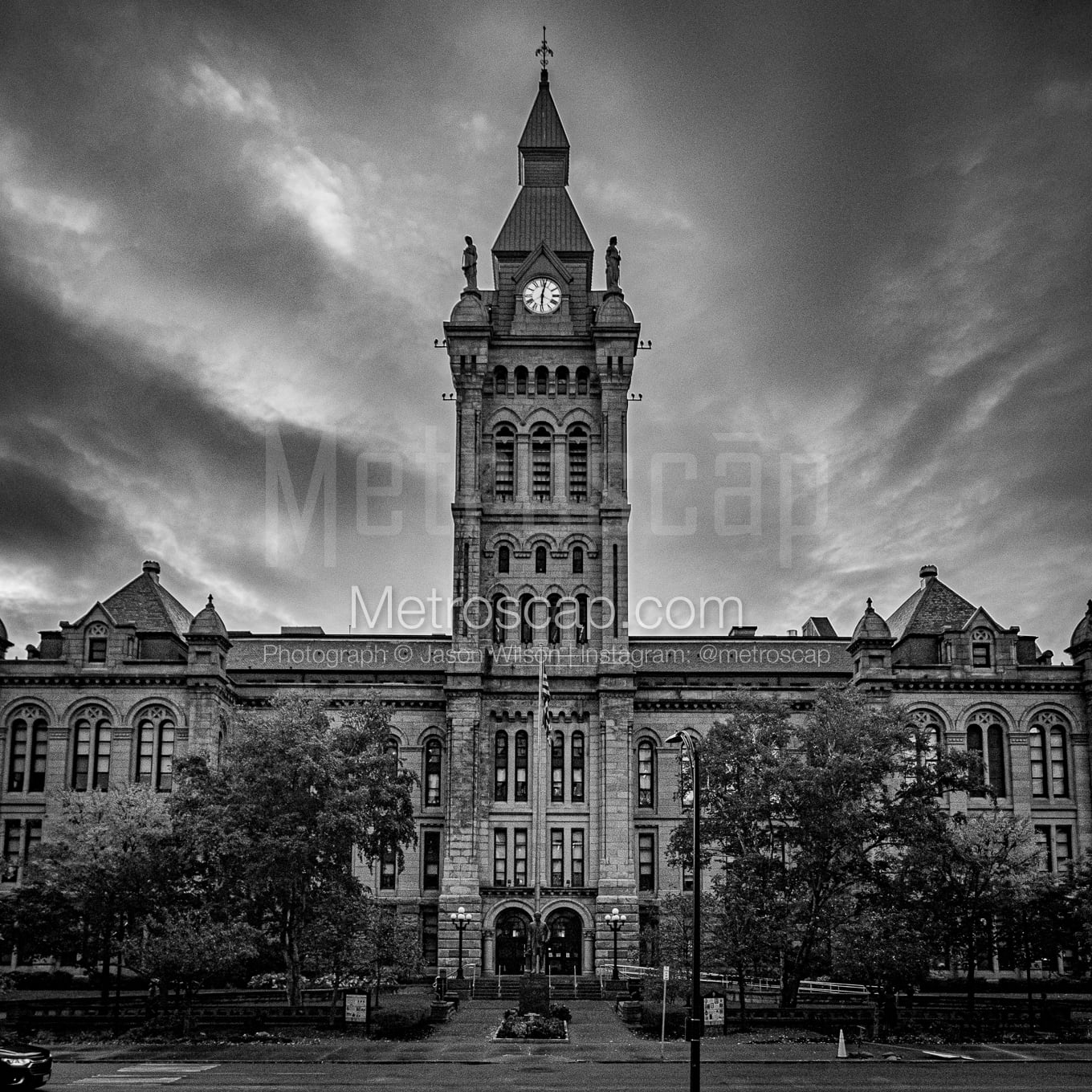 The Erie County Courthouse Prints square crop