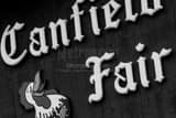 Horizontal The Brown Canfield Fair Sign black and white Photos
