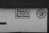 Horizontal Official Canfield Fair Souvenirs black and white Photos