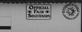 Panoramic Official Canfield Fair Souvenirs black and white Photos