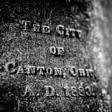 Square Canton Ohio Bell Inscription black and white Photos