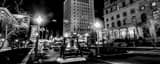 Panoramic Downtown Canton Ohio black and white Pictures