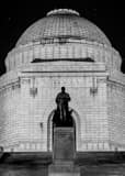 Vertical The McKinley Park Memorial black and white Photography