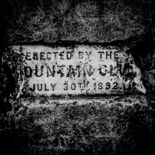A Side of the Beacon atop Table Mountain -- Cape Town Black and White Photography