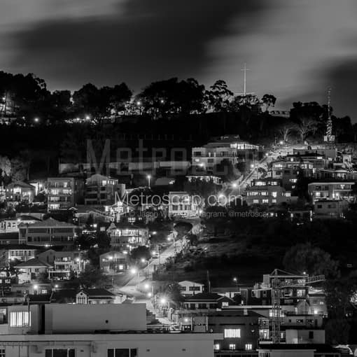 The Cape Town Noon Cannon Hill -- Cape Town Black and White Photography