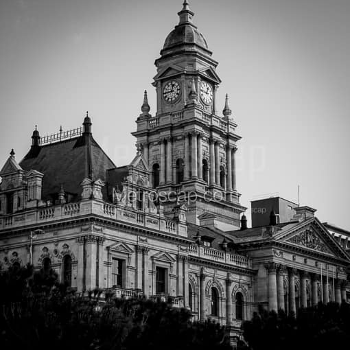 Cape Town City Hall -- Cape Town Black and White Photography