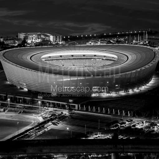 Cape Town Green Point Stadium -- Cape Town Black and White Photography