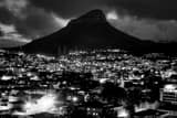Horizontal The Gardens District at Lions Head at Night black and white Photos