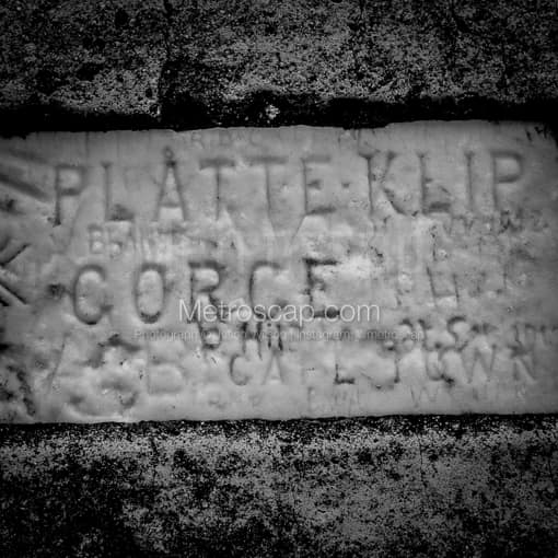 The Platte-Klip Gorge Beacon atop Table Mountain -- Cape Town Black and White Photography