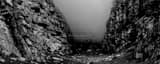 Panoramic Platteklip Gorge ascends into the Table Mountain Clouds Photography