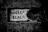 Horizontal The Weathered and Worn Beacon atop Table Mountain black and white Photos