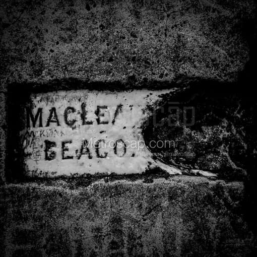 The Weathered and Worn Beacon atop Table Mountain -- Cape Town Black and White Photography