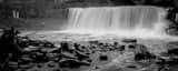Panoramic Chagrin Falls black and white Photos