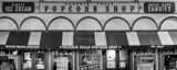 Panoramic Chagrin Falls Popcorn Shop black and white Photos