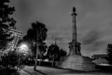 Horizontal The Calhoun Monument in Marion Square black and white Photography