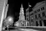Horizontal Saint Michaels Church black and white Photography