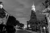 Horizontal Saint Phillips Church in Charleston black and white Photography