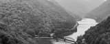 Panoramic Almost Heaven West Virginia black and white Photos