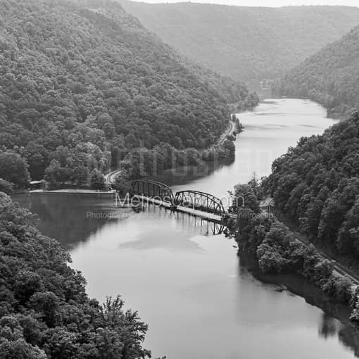 Almost Heaven West Virginia -- Charleston WV Black and White Photos